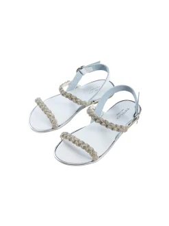 Babywalker Crystal Embellished Leather Sandal