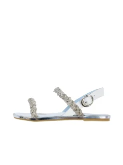 Babywalker Crystal Embellished Leather Sandal
