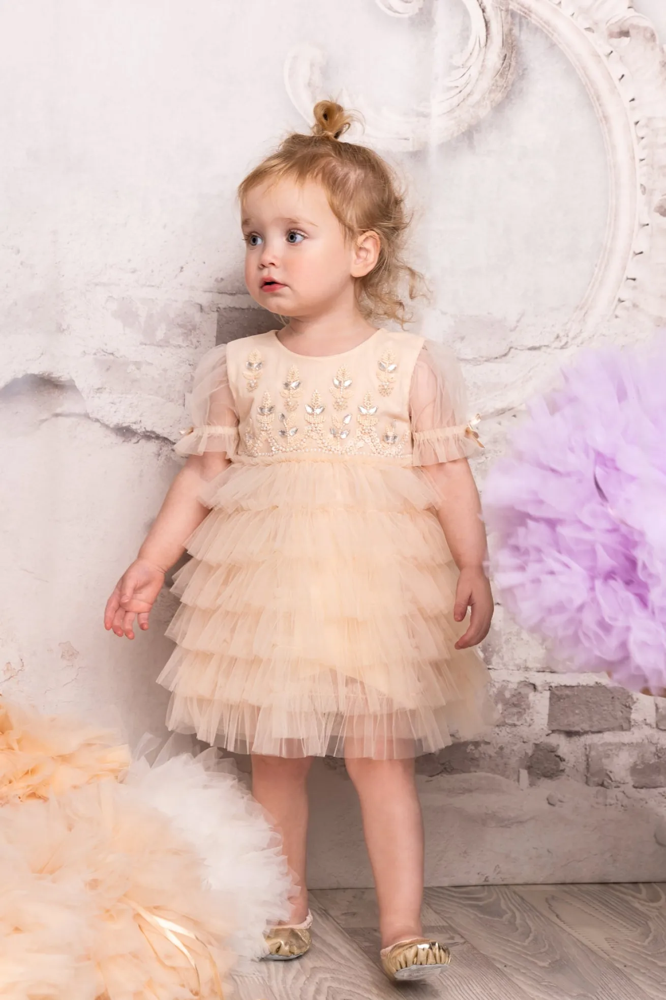 Bébé Field of Dreams Tulle Dress