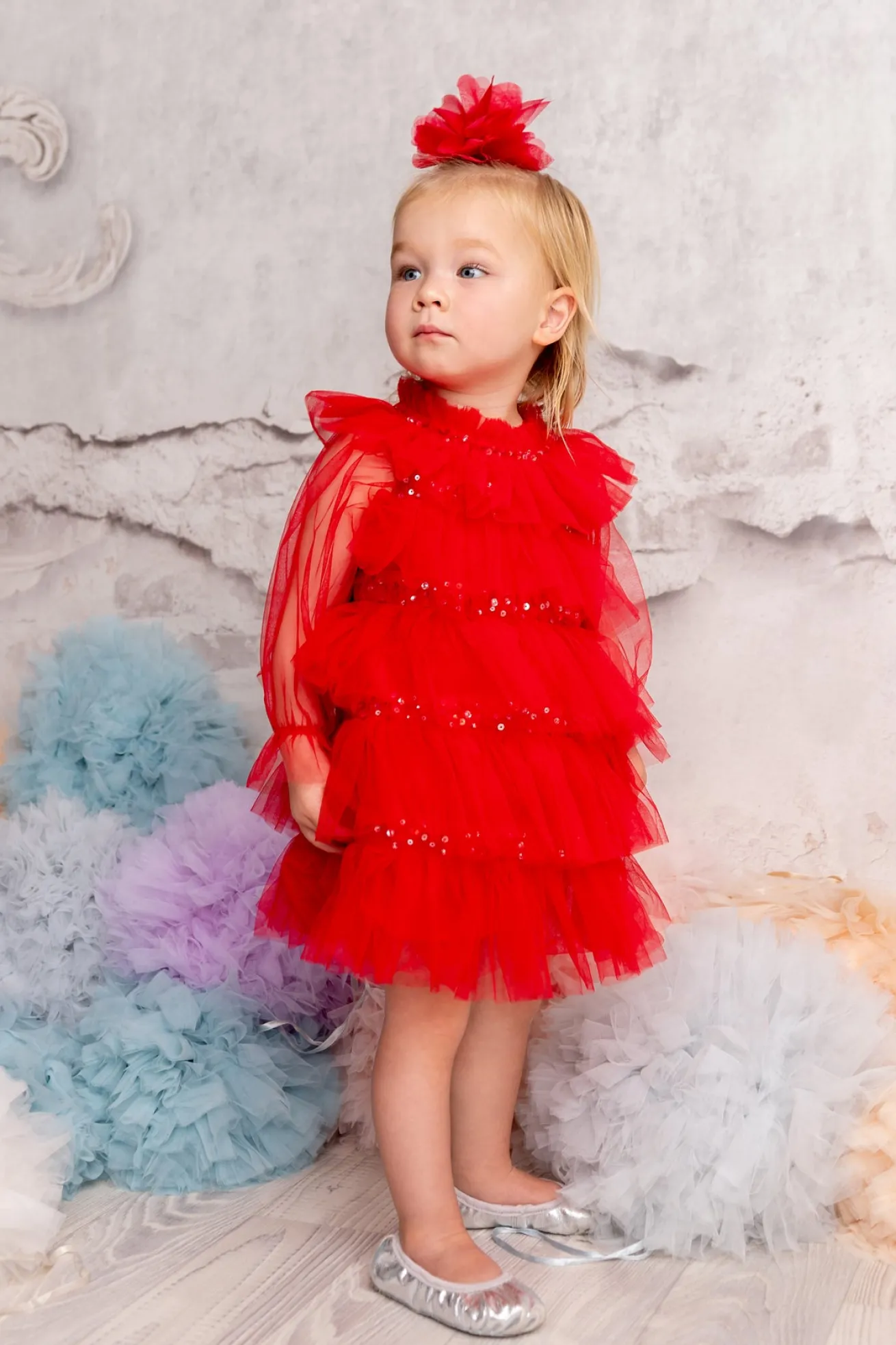 Bébé Luminous Tulle Dress
