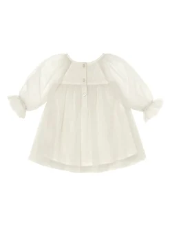 Bébé Snowy Petal Tulle Dress