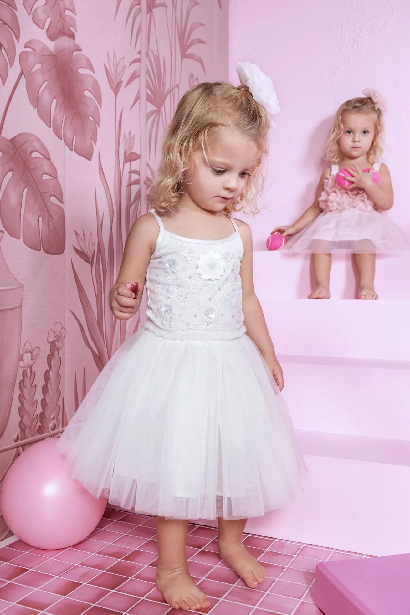 Bébé White Lotus Tutu Dress