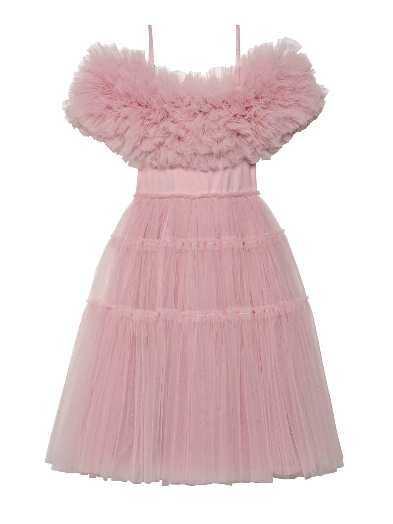 Carnation Tulle Dress