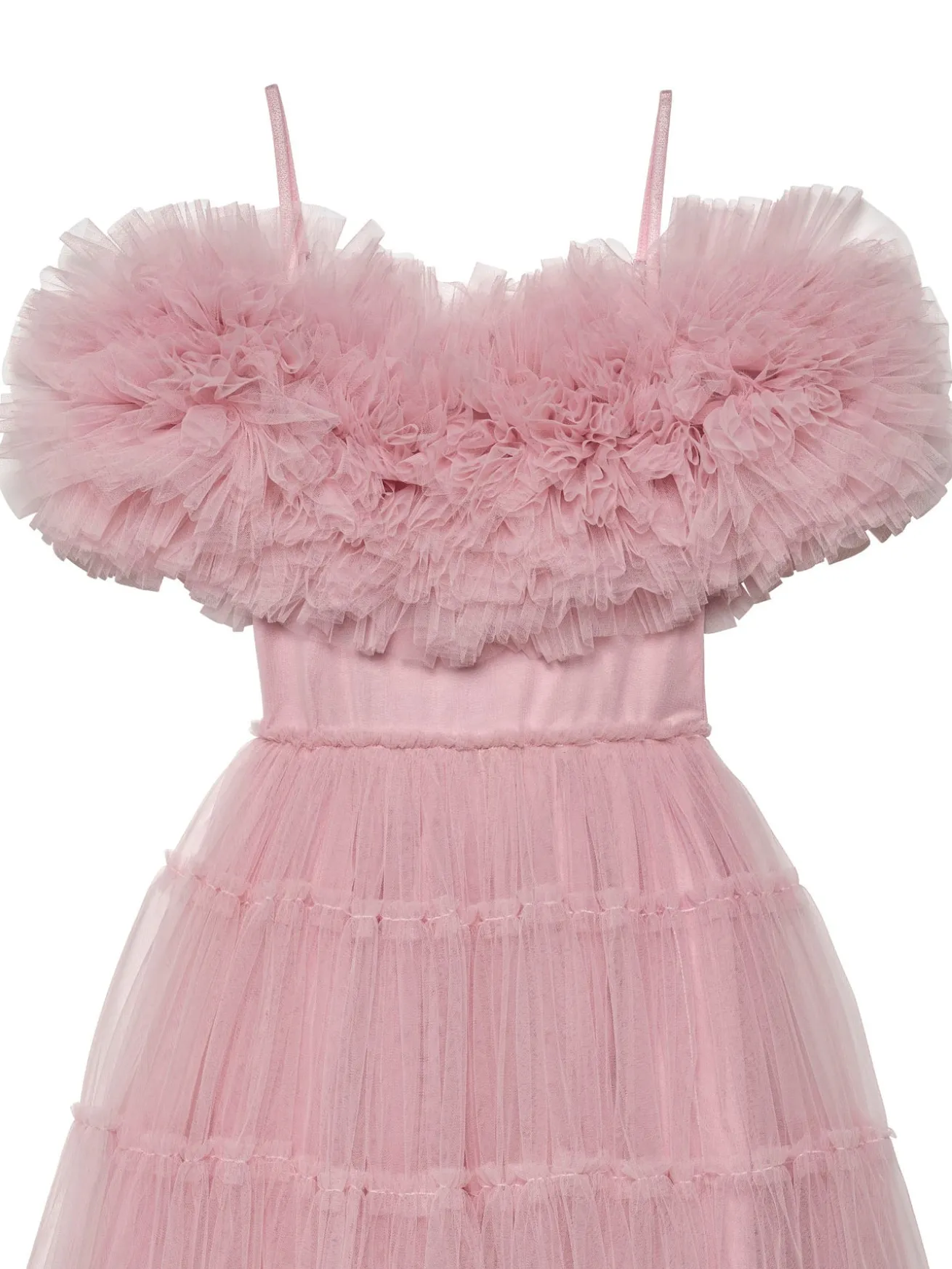 Carnation Tulle Dress
