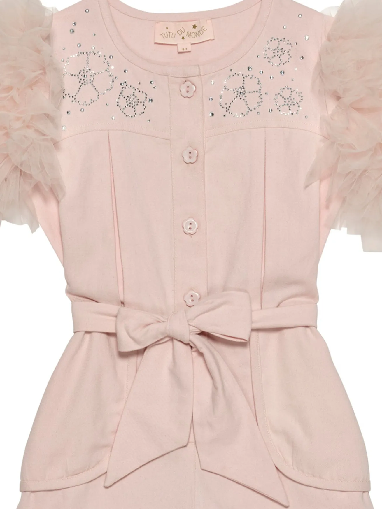 Crystal Flower Onesie