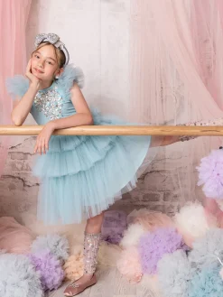Glittering Glacier Tutu Dress