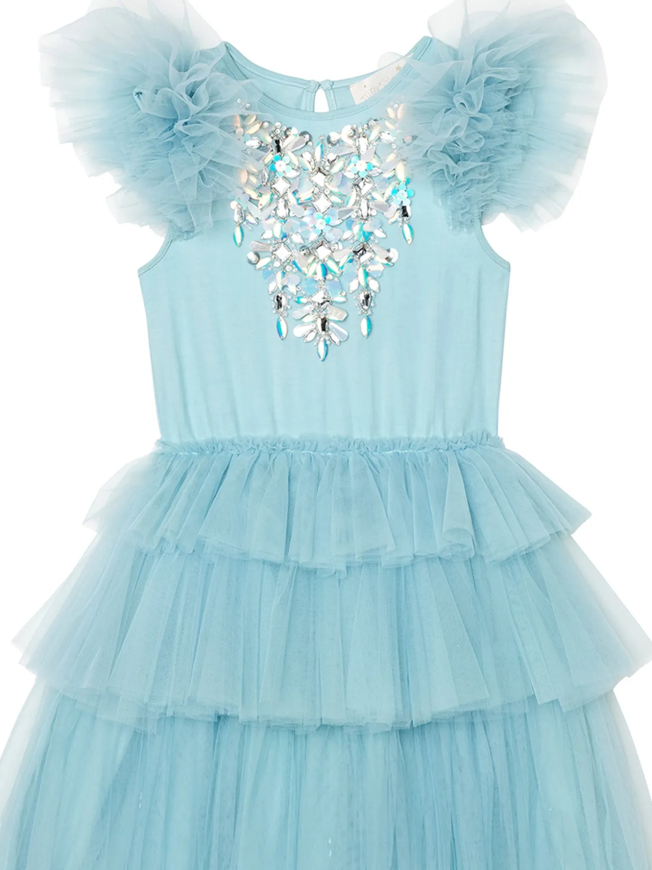 Glittering Glacier Tutu Dress