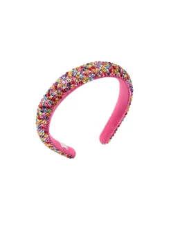 Rainbow Glitter Headband