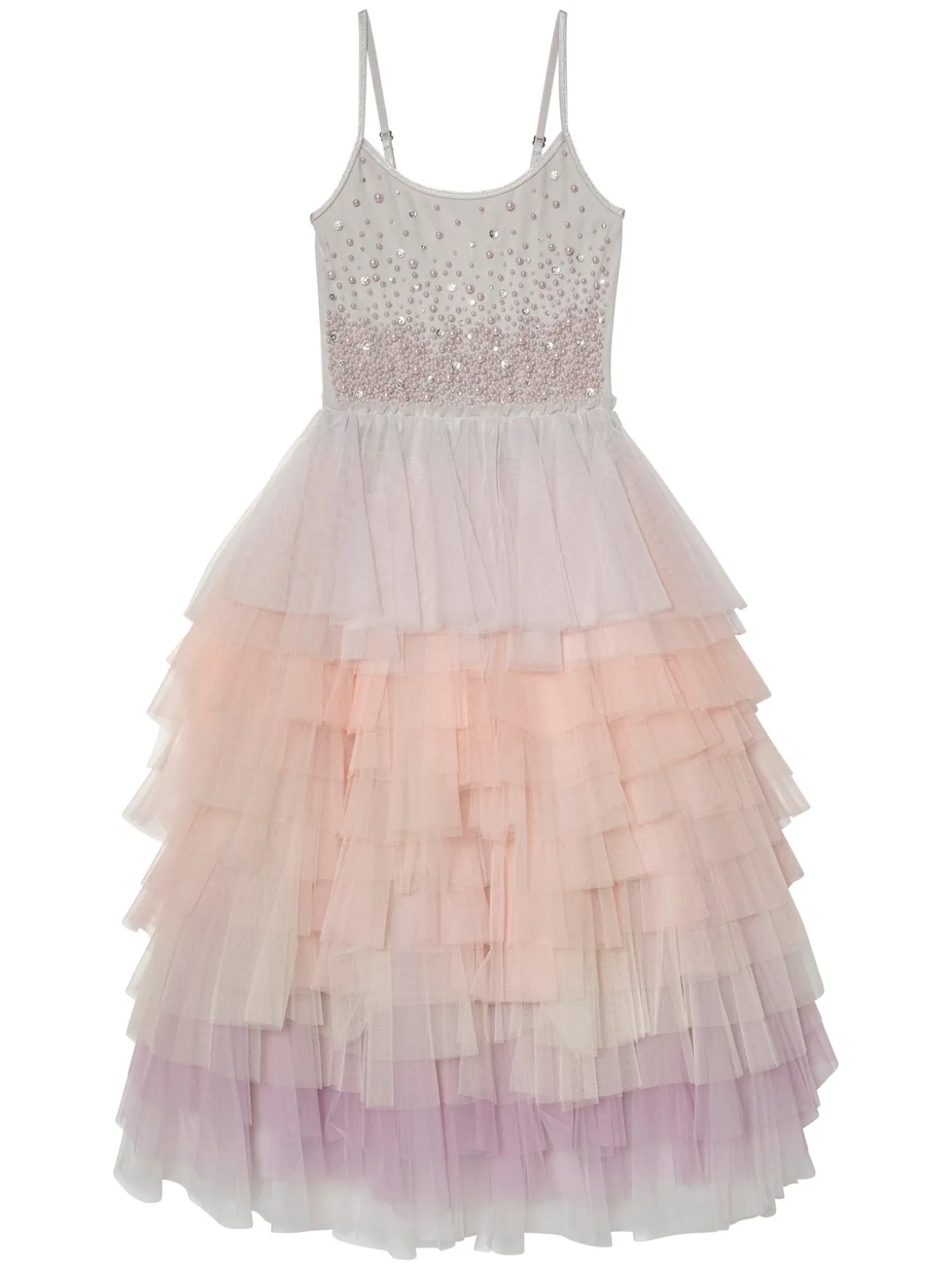 Waterfall Long Tutu Dress