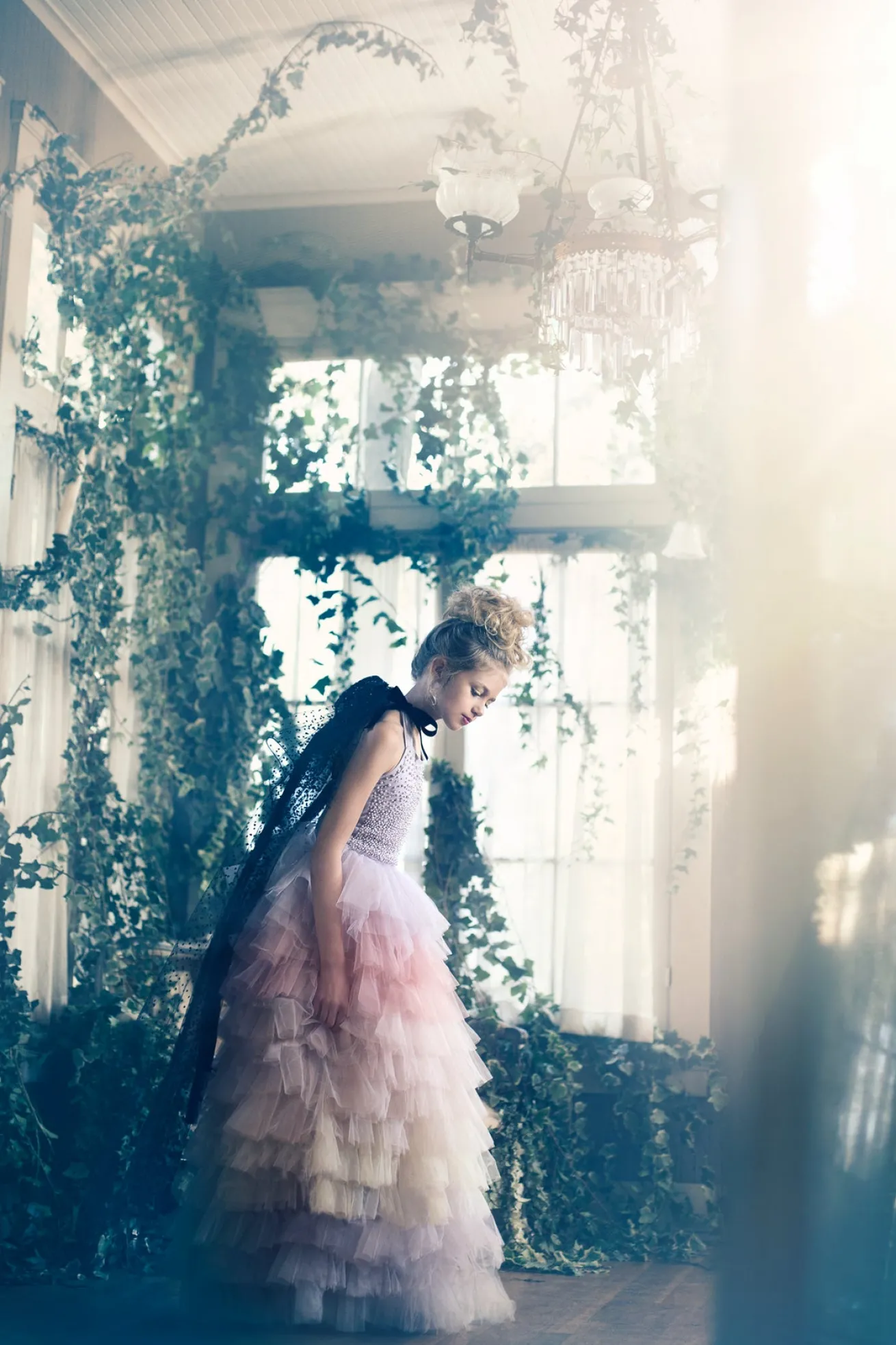 Waterfall Long Tutu Dress